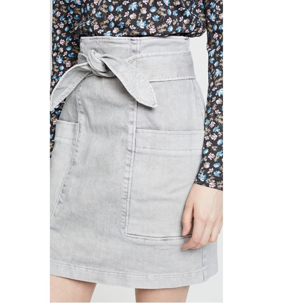 La Vie Rebecca Taylor Denim Knot Skirt - Picture 5 of 9